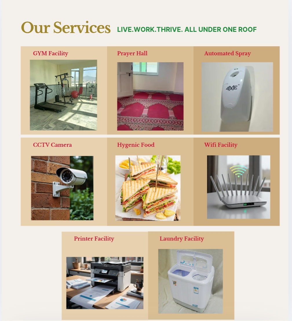 DMAQS Hostels facilities and services